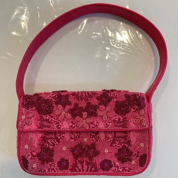 STAUD TOMMY BEADED BAG BLOSSOM GARDEN PARTY - Picture 5 of 14